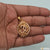 Attractive & Stylish Designer Om Gold Plated Pendant With Diamonds - Style A372
