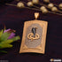 Very Big Size Goga In Diamond Background Gold Plated Attractive Pendant - Style A512