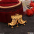 Rajwadi Dual Nail Charming Design Premium-Grade Quality Gold Plated Pendant - Style A706