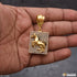 Horse with Diamond Attention-Getting Design Gold Plated Pendant - Style A808
