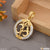 1 Gram Gold Plated Om with Diamond Popular Design Pendant for Men - Style B779