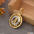 1 Gram Gold Plated Maa with Diamond Amazing Design Pendant for Men - Style B781