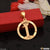 1 Number King-crown Artisanal Design Gold Plated Pendant For Men - Style A860
