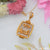 1 Gram Gold Forming Jay Meldi with Diamond Antique Design Pendant - Style A970