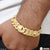 Pokal Superior Quality Unique Design Gold Plated Bracelet for Men - Style D092