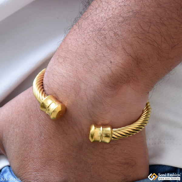 Popular Design Gold Plated Kada for Men - Style B163