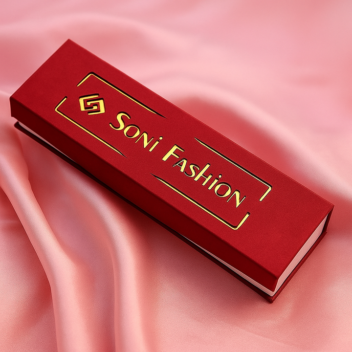 Soni Fashion's 10x3 Inch size Premium Velvet Jewellery Box for Chain, Bracelet, Necklace, Mangalsutra