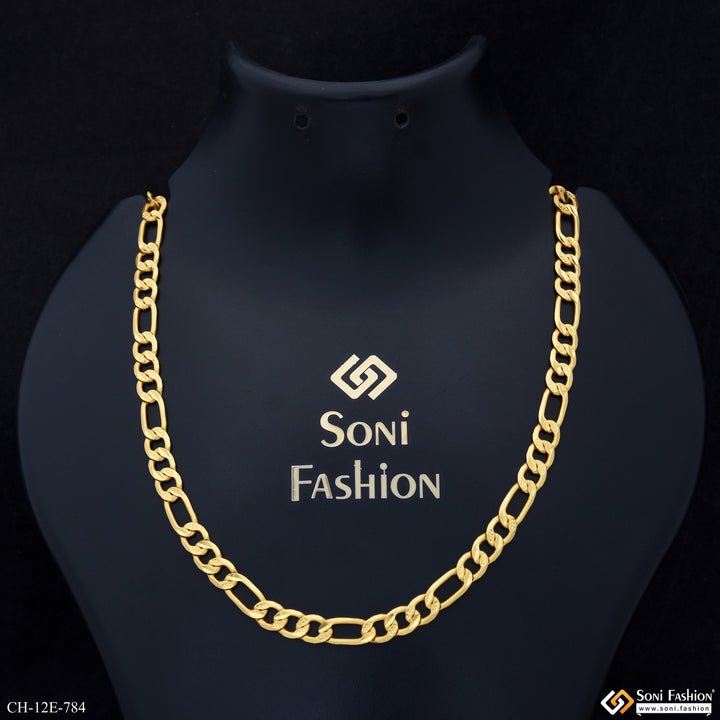Gold Plated Sachin Chain for Men - Style E784 | Soni Fashion