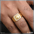 Queen Victoria with Diamond Fabulous Design Gold Plated Ring for Men - Style B532