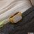 1 Gram Gold Forming Cube with Diamond Best Quality Gold Plated Ring - Style A011