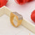 1 Gram Gold Forming Artisanal Design With Diamond Gold Plated Ring - Style A133