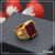 1 Gram Gold Forming Red Stone with Diamond Delicate Design Ring - Style A466