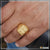Stunning Design Superior Quality Gold Plated Ring for Men - Style B534