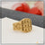 Unique Design Premium-Grade Quality Gold Plated Ring for Men - Style B552