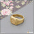 Triangle Best Quality Elegant Design Gold Plated Ring for Men - Style B594