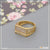 Cool Design with Diamond Trending Design Gold Plated Ring for Men - Style B608