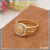 Queen Victoria with Diamond Glittering Design Gold Plated Ring for Men - Style B531