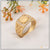 High Quality with Diamond Fabulous Design Gold Plated Ring for Men - Style B532