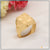 Superior Quality Sparkling Design Gold Plated Ring for Men - Style B538