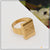 Attention-Getting Design High Quality Gold Plated Ring for Men - Style B542