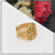 Unique Design Premium-Grade Quality Gold Plated Ring for Men - Style B552