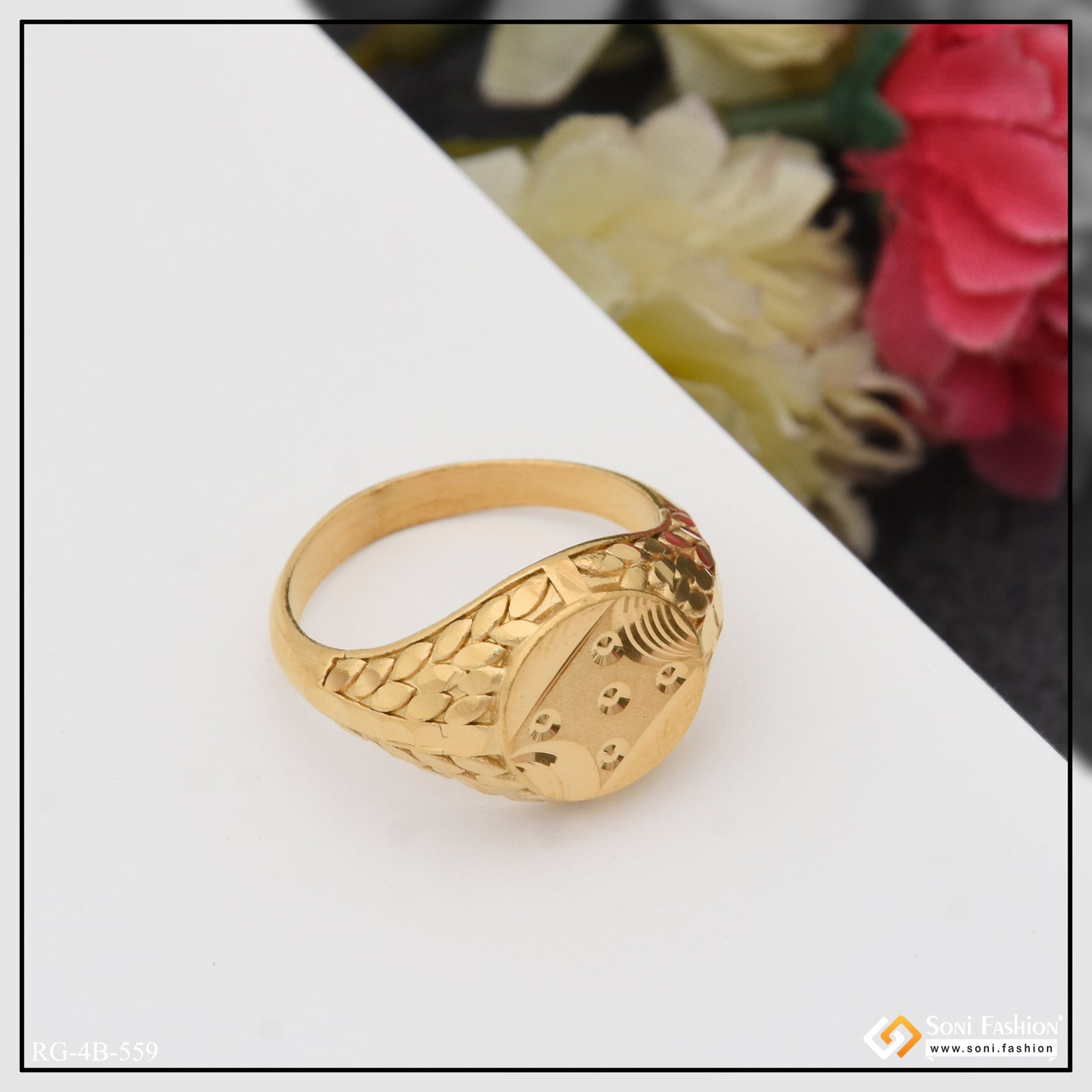 3 Gram Gold Ring Design for Girl | Light Weight Gold Ring Designs | 21k  Saudi Gold Ring - YouTube