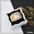 White Stone Dainty Design Best Quality Gold Plated Ring for Men - Style B606