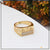Best Quality with Diamond Antique Design Gold Plated Ring for Men - Style B607