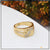 Dainty Design with Diamond Gorgeous Design Gold Plated Ring for Men - Style B609