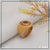 1 Gram Gold Plated Pink Stone Dainty Design Best Quality Ring for Men - Style A620