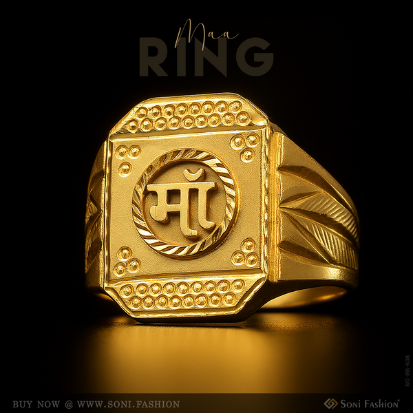 Maa Exciting Design High-Quality Gold Plated Ring for Men - Style B638