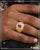1 Gram Gold Forming - Pink Stone Attention-getting Design Ring For Men - Style A766