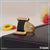 Black Stone with Diamond Sophisticated Design Gold Plated Ring for Men - Style B215