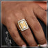 Best Quality with Diamond Best Quality Gold Plated Ring for Men - Style B564