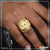 Star Superior Quality Gorgeous Design Gold Plated Ring for Men - Style B587
