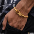 Ganesha with Bead Delicate Design Gold Plated Bracelet for Men - Style B080