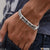 Jay balaji Hand-Crafted Design Silver Color Bracelet Kada for Men - Style B190