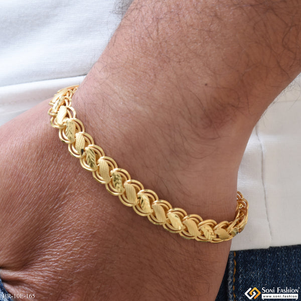 Reversible Gold Plated Kohli Bracelet for Men - Style E165