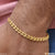 Ring Into Ring Fashionable Design Gold Plated Bracelet for Men - Style D048