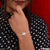 Round Shape With Diamond Exclusive Design Golden Color Bracelet - Style Lbra113