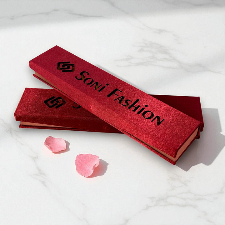 Soni Fashion's Red bracelet box