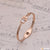 Sparkling Design New Style With Diamond Rose Gold Bracelet For Women - Style Lbra072