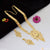 Superior Quality Beautiful Design Gold Plated Necklace Set for Ladies - Style A607