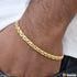 Superior Quality High-Class Design Gold Plated Bracelet for Men - Style D122