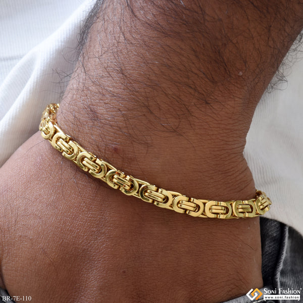 Trending Design Stainless Steel Link Bracelet for Men - Style E110