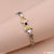 Trishul Delicate Design Golden & Silver Color Bracelet For Men - Style B271