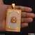 Very Big Size Hanumanji In Diamond Background Gold Plated Attractive Pendant - Style A508