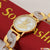1 Gram Gold Plated with Diamond Glittering Design Watch for Men - Style A023