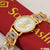 1 Gram Gold Plated with Diamond Excellent Design Watch for Men - Style A026