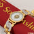 1 Gram Gold Plated with Diamond Glamorous Design Watch for Men - Style A028